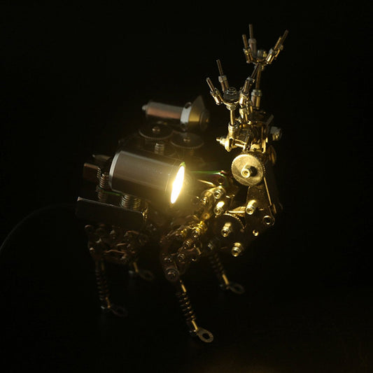 Kit de rompecabezas de modelo de ciervo fantasma 3D con altavoz de metal para armar uno mismo