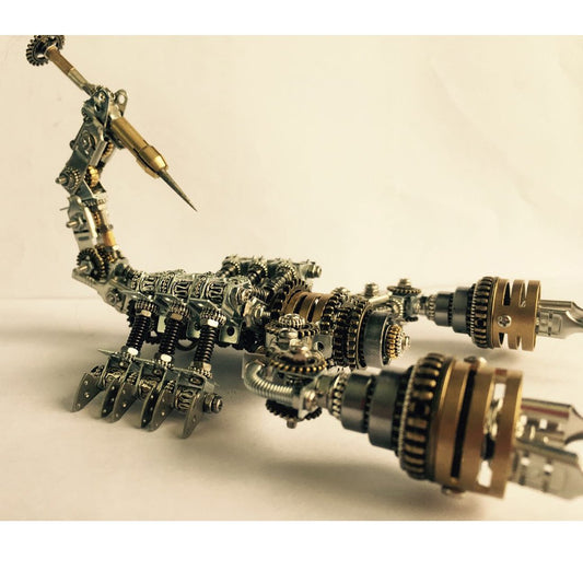 Juguete rompecabezas de metal para armar un escorpión gigante