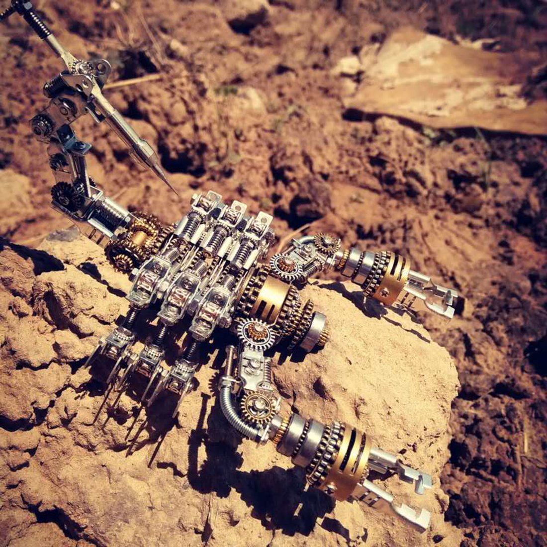 DIY Metal Assembly Giant Scorpion Model Puzzle Toy