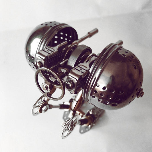 Kit de rompecabezas de robot mecánico con bola de metal para armar uno mismo