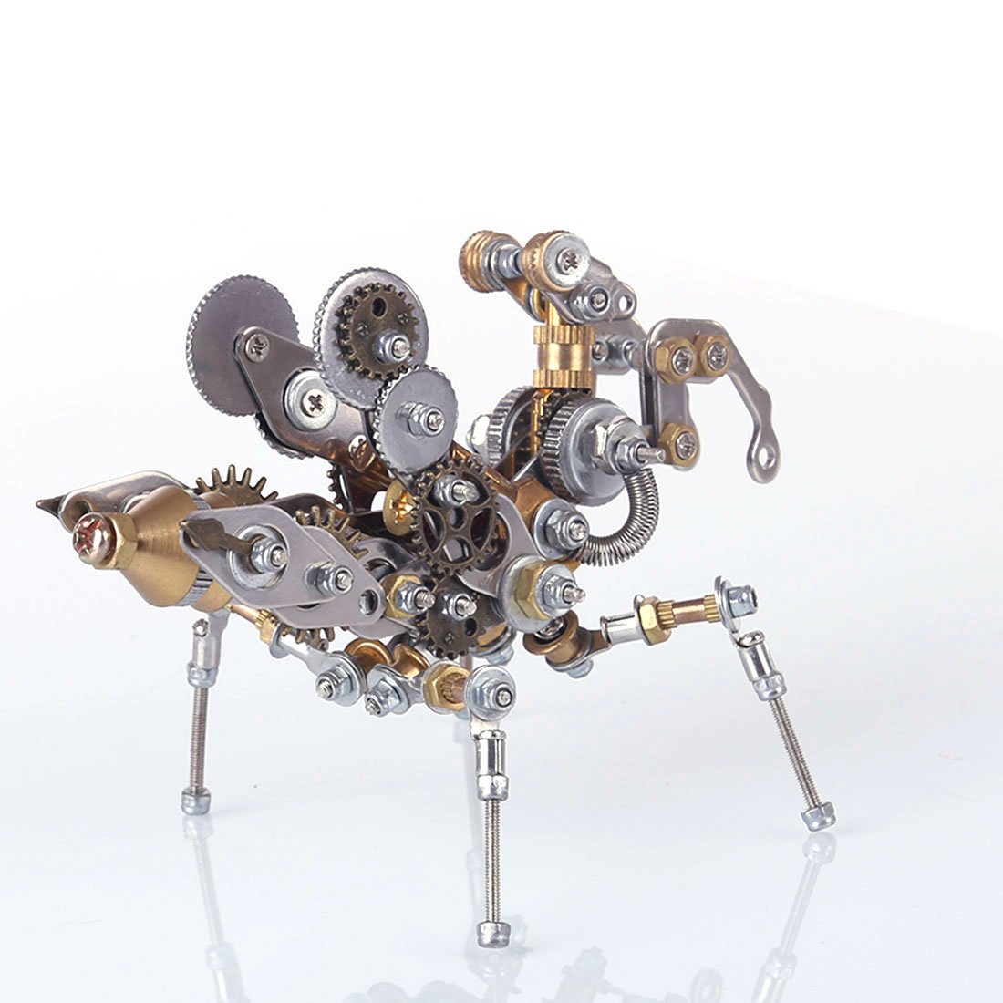 DIY Metal Mechanical Prayer Mantis Insect Puzzle 3D Assembly Model Kit