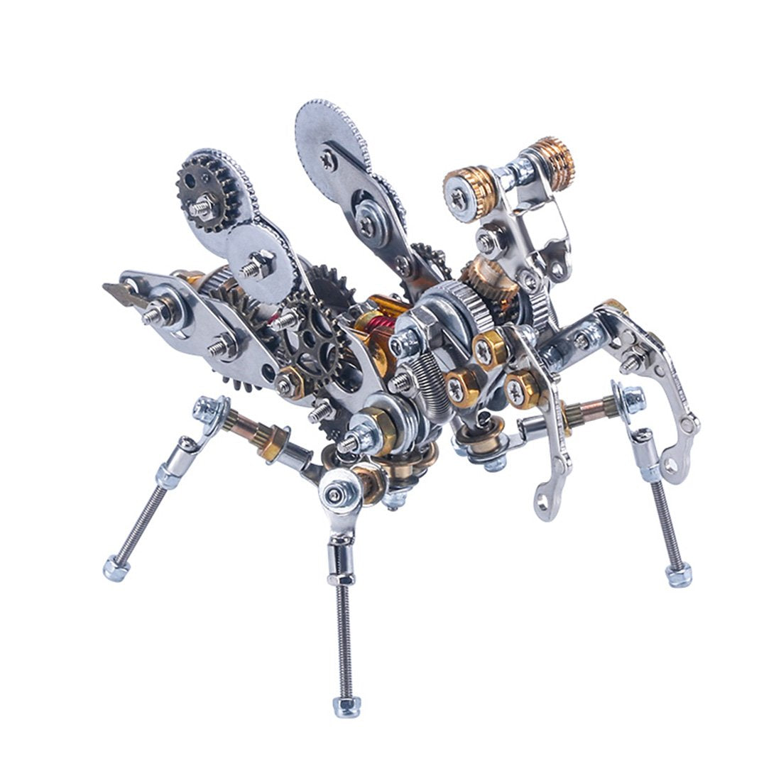 DIY Metal Mechanical Prayer Mantis Insect Puzzle 3D Assembly Model Kit