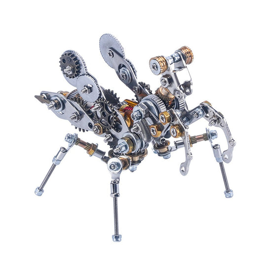 Kit de ensamblaje 3D de rompecabezas de insecto mantis religiosa mecánica de metal para armar