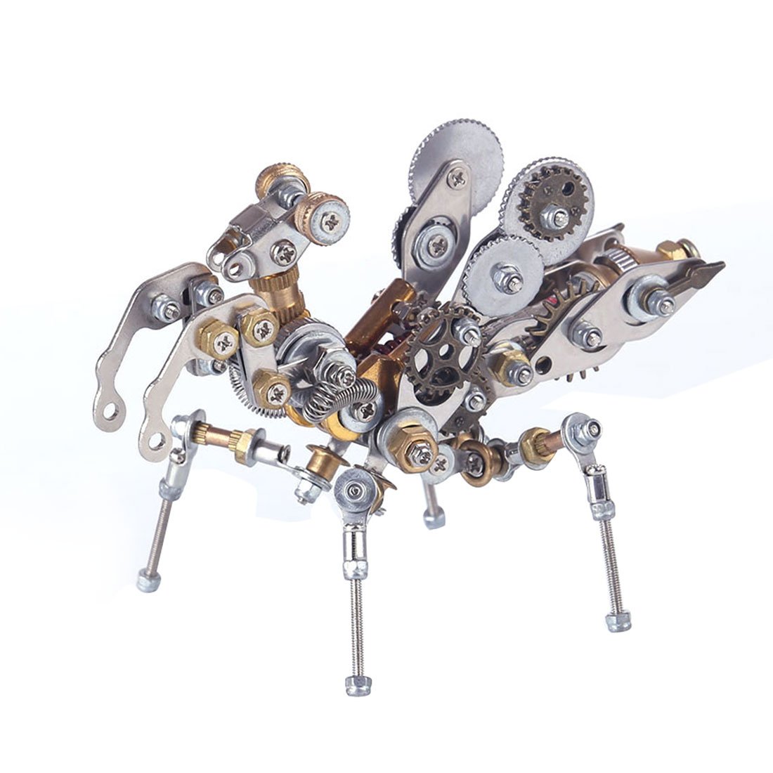 DIY Metal Mechanical Prayer Mantis Insect Puzzle 3D Assembly Model Kit