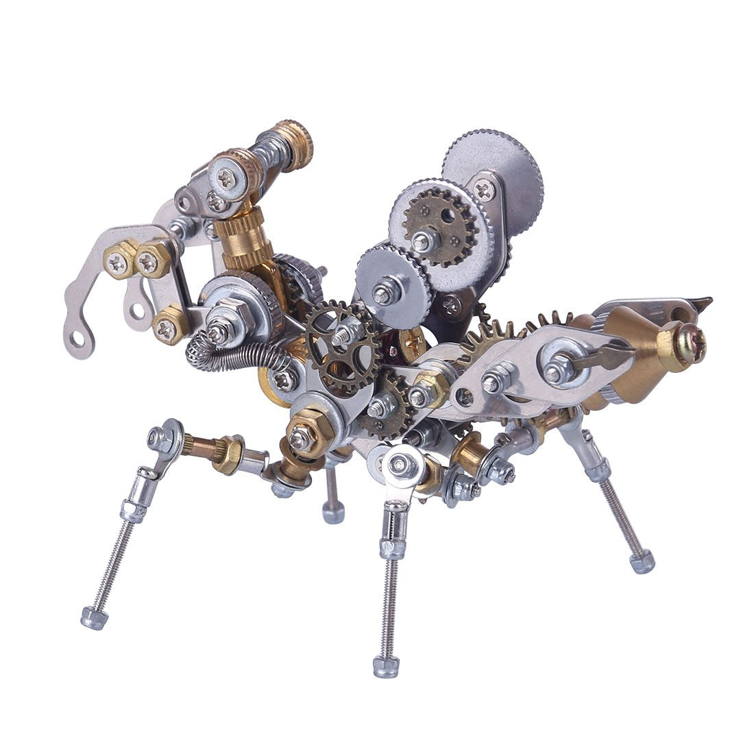 DIY Metal Mechanical Prayer Mantis Insect Puzzle 3D Assembly Model Kit