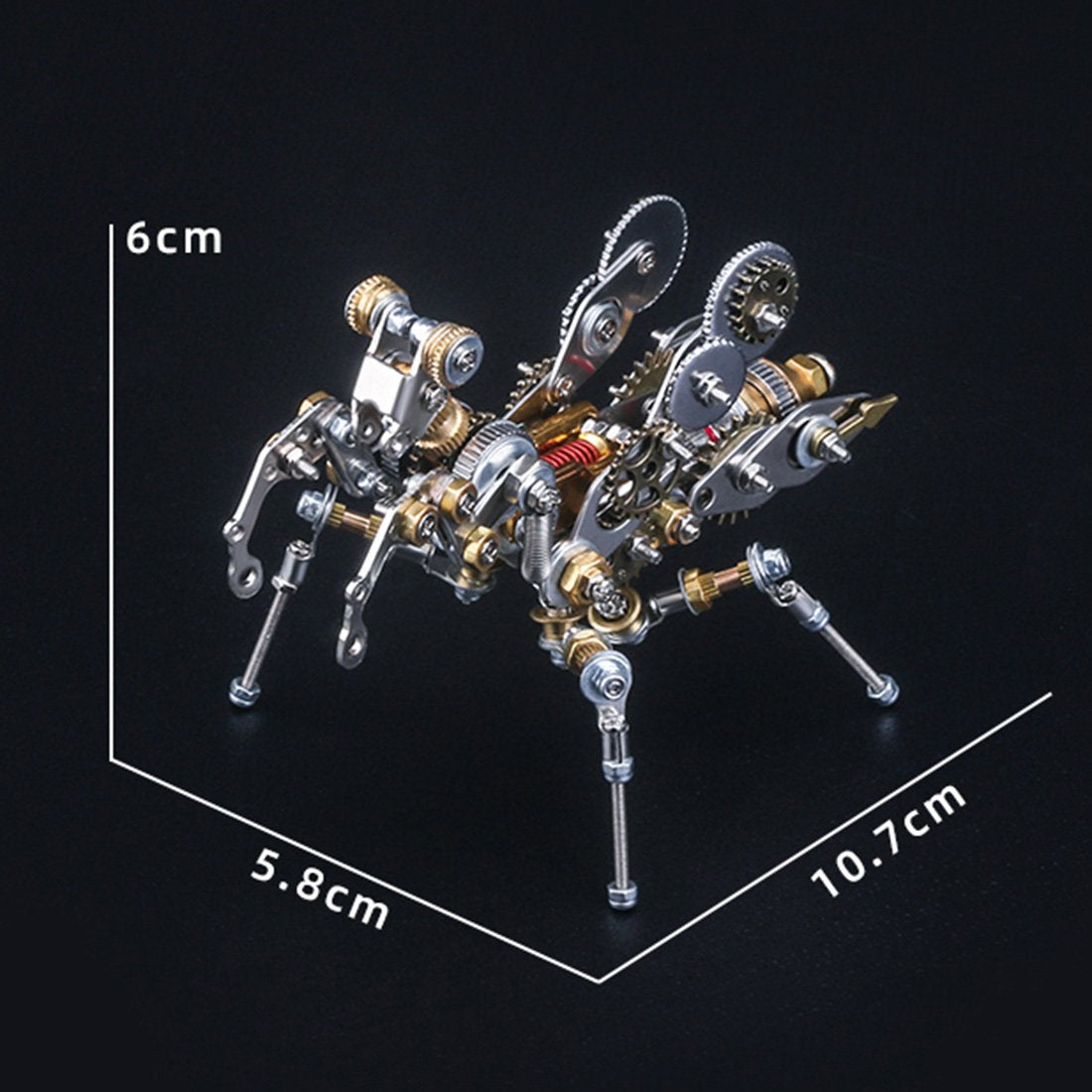DIY Metal Mechanical Prayer Mantis Insect Puzzle 3D Assembly Model Kit