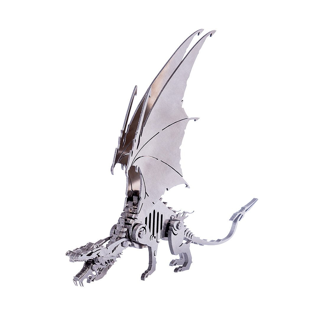 DIY 3D Metal Ice Dragon Puzzle Model Assembly Dinosaur Crafts