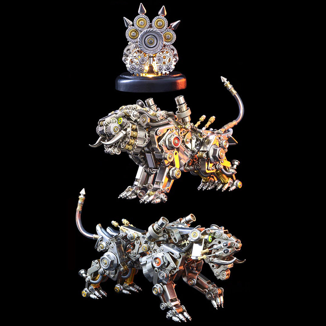 Extinct Smilodon Saber Tooth Tiger 650PCS+ 3D Metal Model Kits for Adults