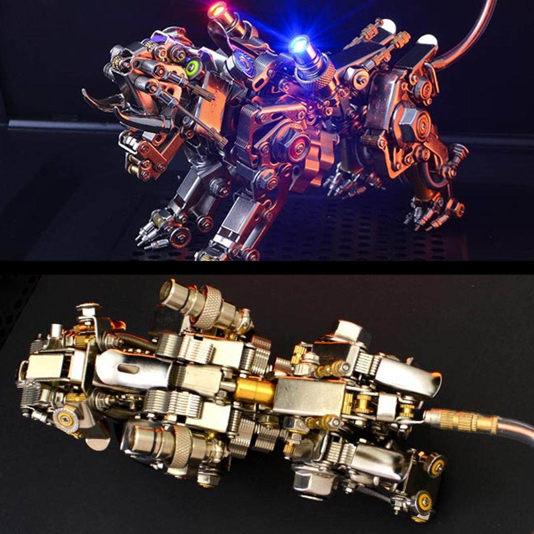 Extinct Smilodon Saber Tooth Tiger 650PCS+ 3D Metal Model Kits for Adults