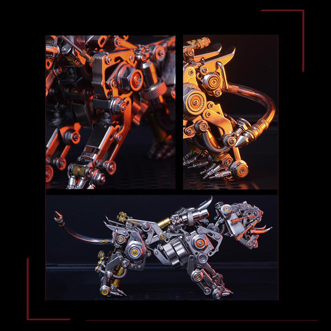 Extinct Smilodon Saber Tooth Tiger 650PCS+ 3D Metal Model Kits for Adults