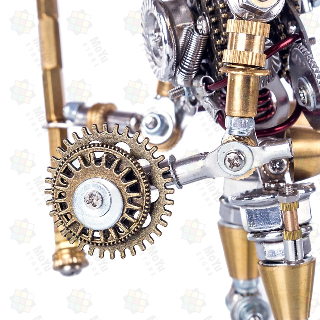 Golden Mechanical Angel DIY Metal 3D Assembly Puzzle Toys