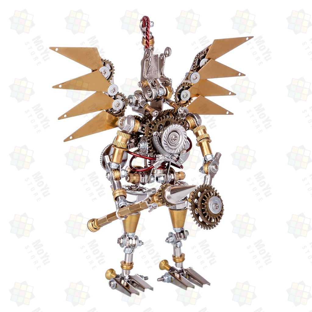 Golden Mechanical Angel DIY Metal 3D Assembly Puzzle Toys