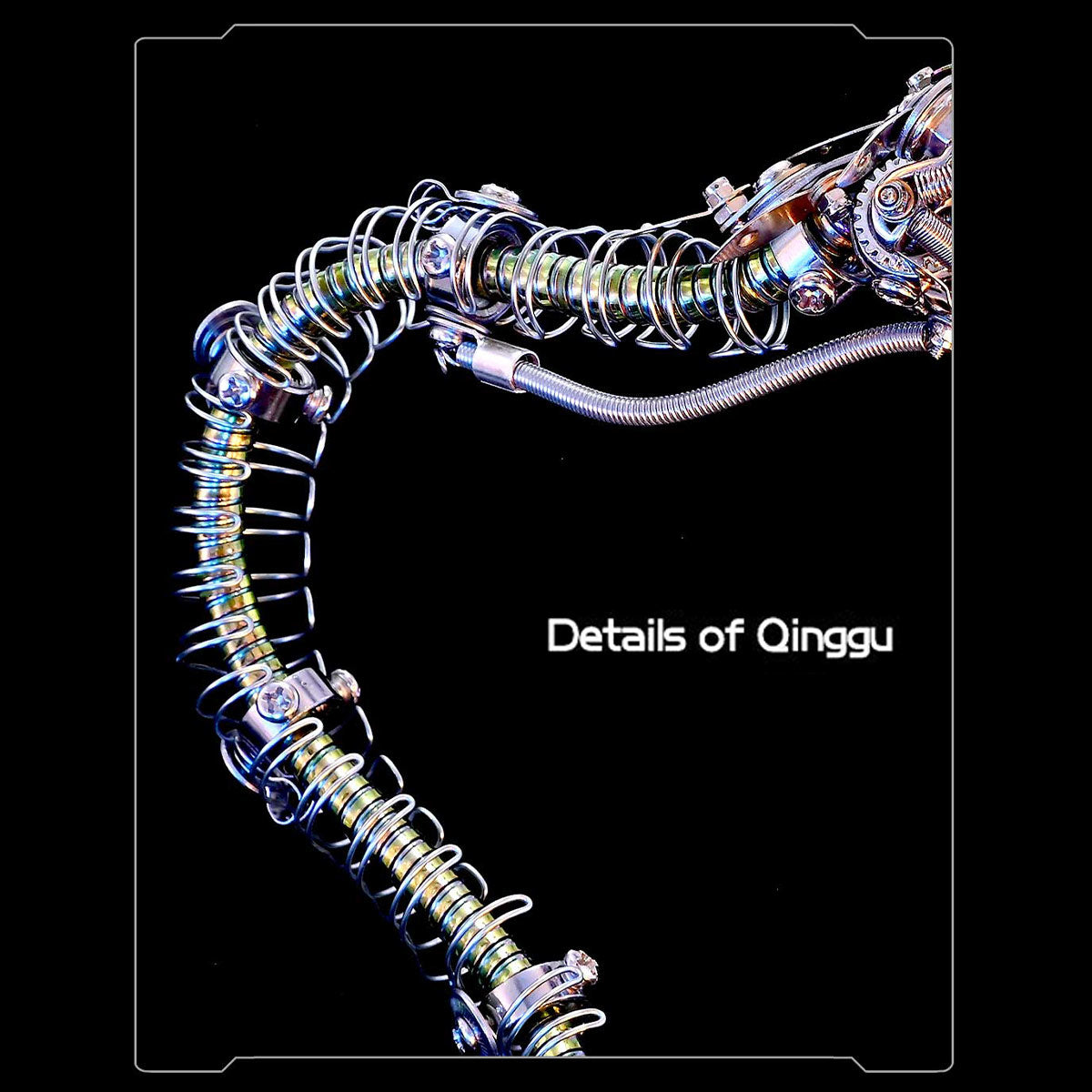 Legendary Serpent: Mechanical Snake 3D Metal Model Kit 500pcs Pre-order