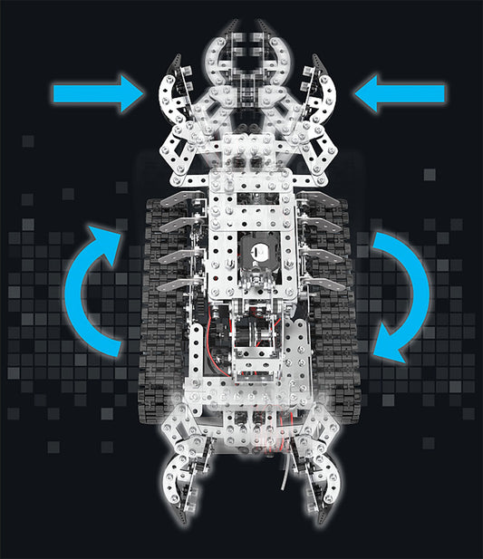 Mechanical RC Scorpion Tank 3D Metal Assembly Model Kit 12CH 2.4Ghz
