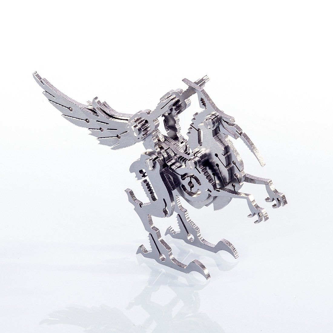 DIY 3D Puzzle Toy Assembly Little Unicorn Tiger With Wing Model for Home Decor
