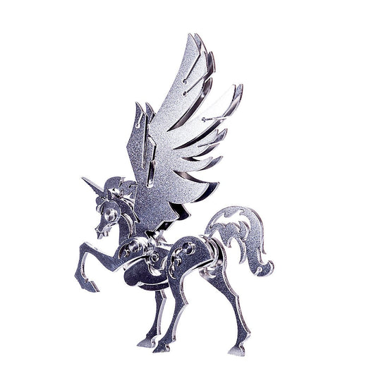 Juguete de rompecabezas 3D DIY: Pequeño unicornio tigre con alas, modelo para decoración del hogar