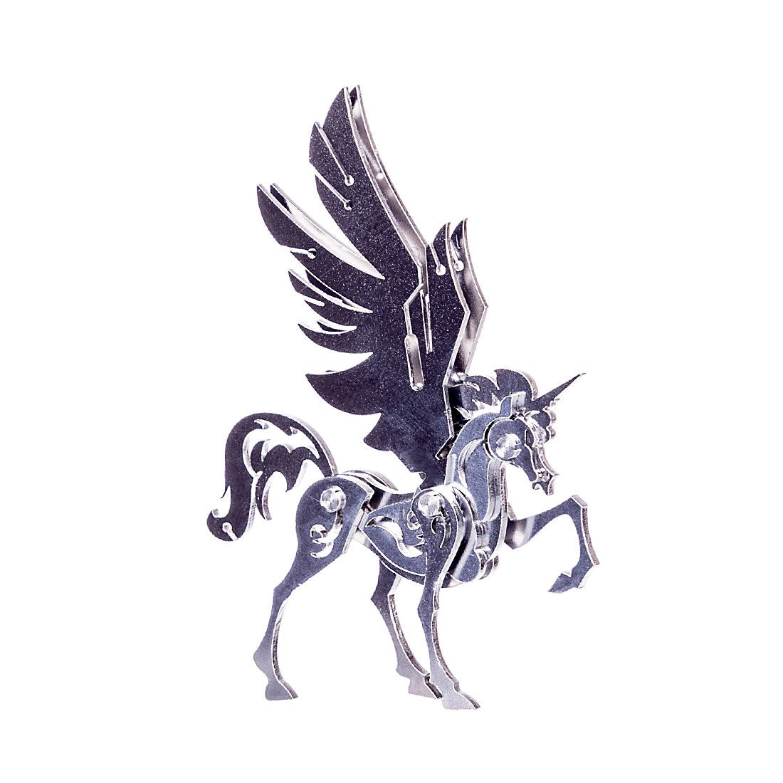 DIY 3D Puzzle Toy Assembly Little Unicorn Tiger With Wing Model for Home Decor