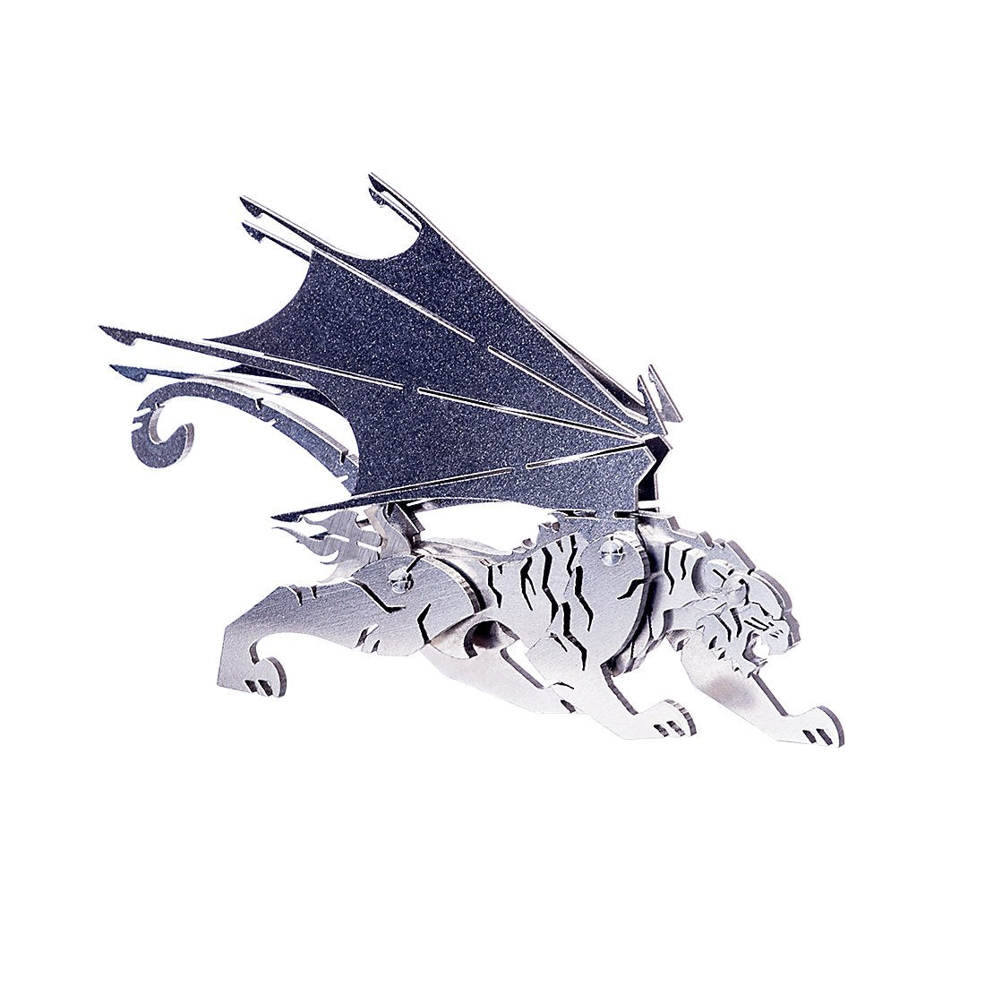 DIY 3D Puzzle Toy Assembly Little Unicorn Tiger With Wing Model for Home Decor