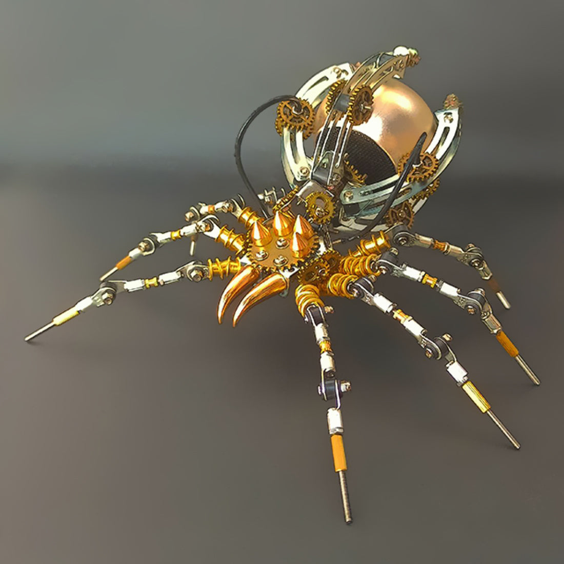 Metal Model Kits 512PCS Metal Spider Bluetooth Speaker Steampunk