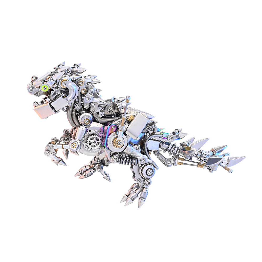 Miniature T Rex Dinosaur Cyberpunk 3D Metal Puzzes for Adults 1110+PCS