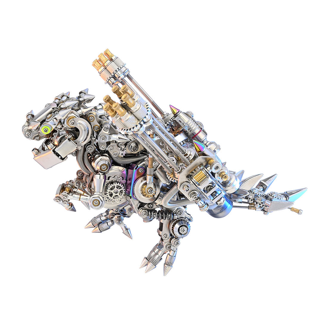 Miniature T Rex Dinosaur Cyberpunk 3D Metal Puzzes for Adults 1110+PCS