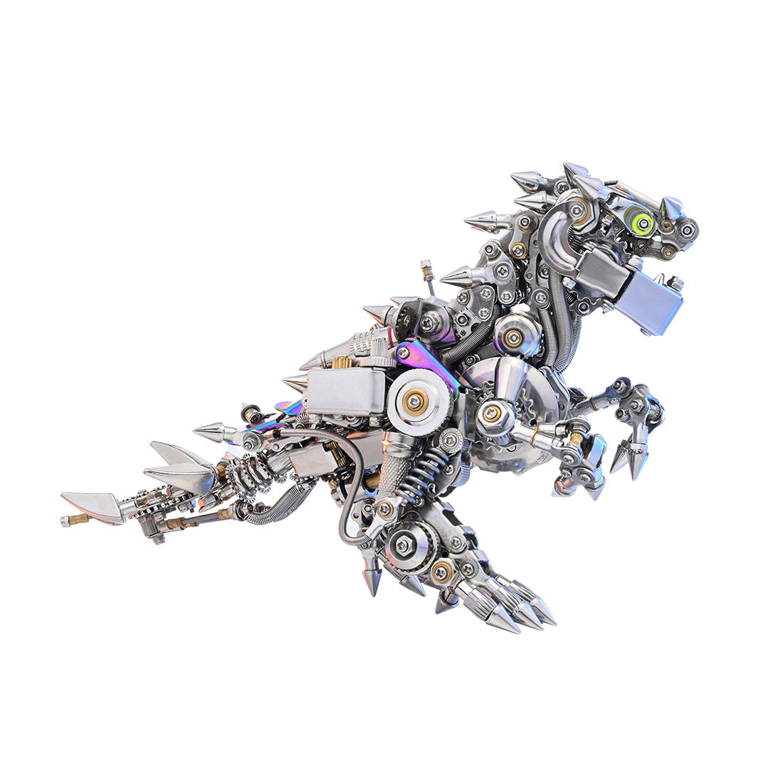 Miniature T Rex Dinosaur Cyberpunk 3D Metal Puzzes for Adults 1110+PCS
