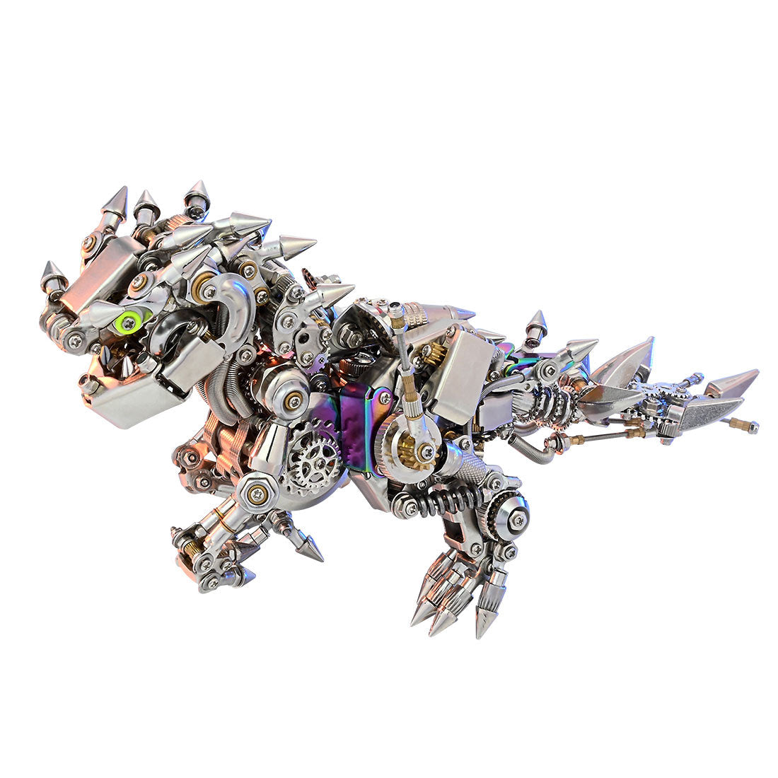 Miniature T Rex Dinosaur Cyberpunk 3D Metal Puzzes for Adults 1110+PCS