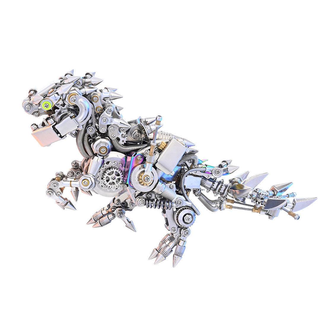 Miniature T Rex Dinosaur Cyberpunk 3D Metal Puzzes for Adults 1110+PCS