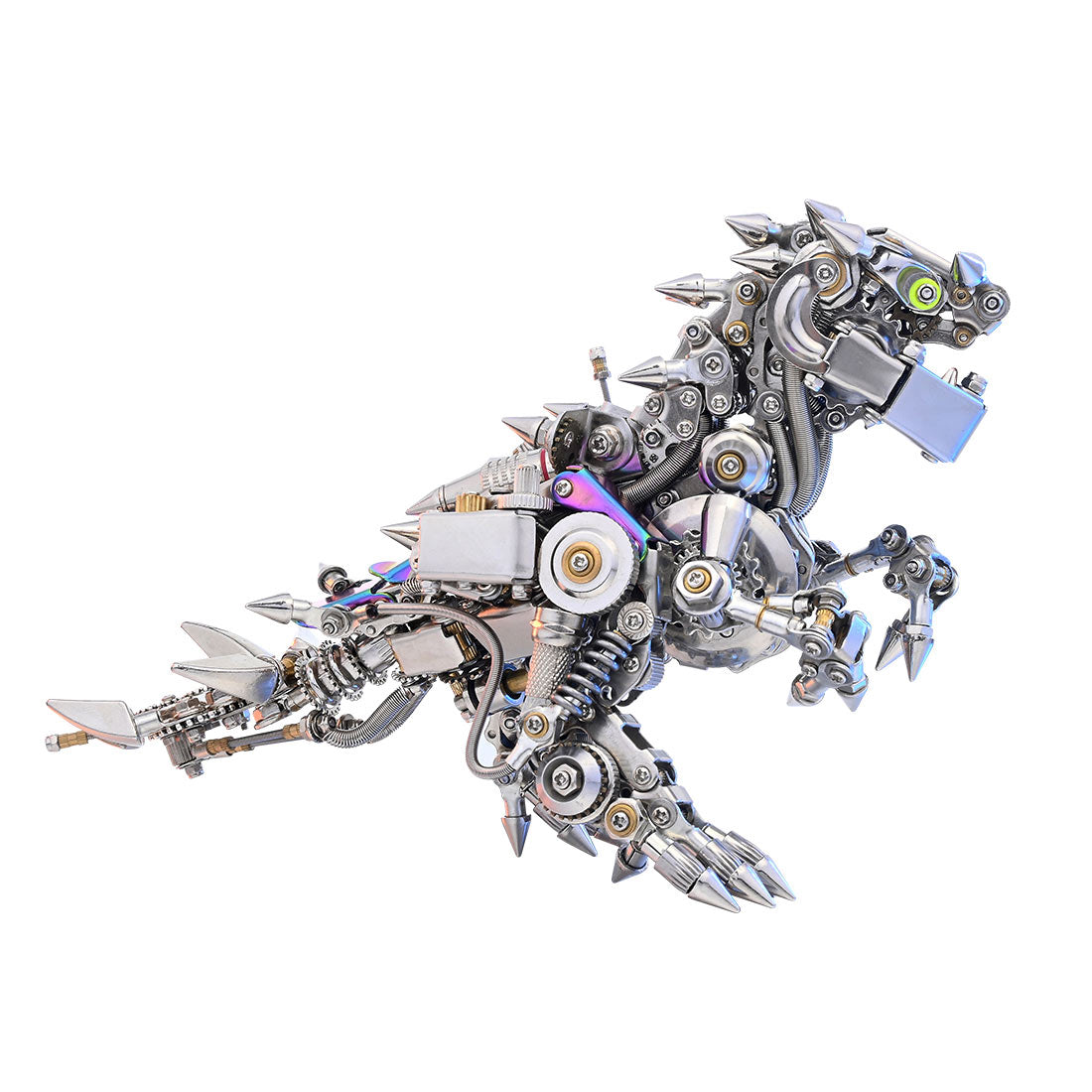 Miniature T Rex Dinosaur Cyberpunk 3D Metal Puzzes for Adults 1110+PCS
