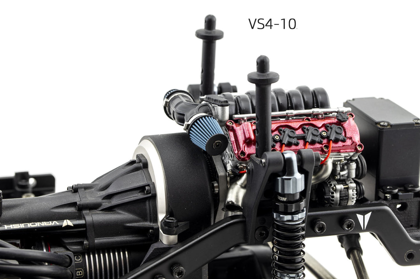 مجموعة بناء نموذج محرك V8 نموذج محرك كهربائي RC