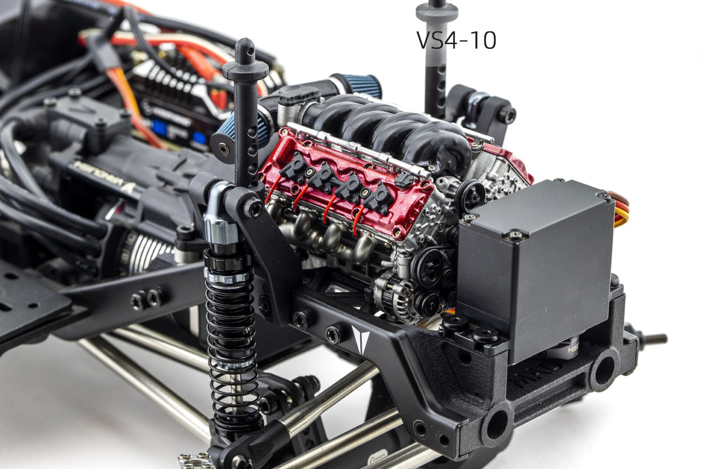 مجموعة بناء نموذج محرك V8 نموذج محرك كهربائي RC