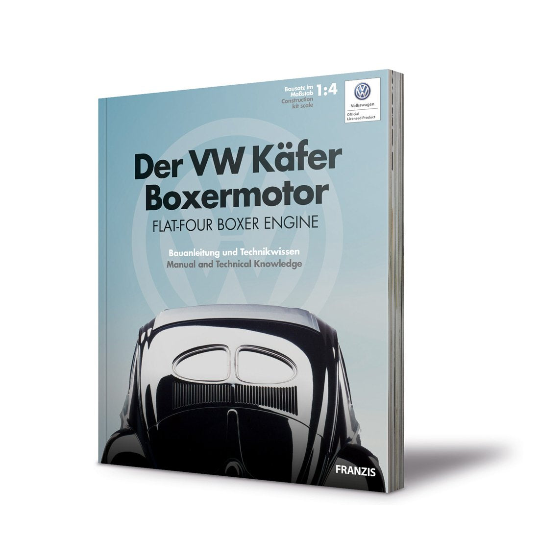 Volkswagen Beetle Simulation Mini 4 Cylinder Engine Electric Model Visual Runnable Engine DIY Steam Toy