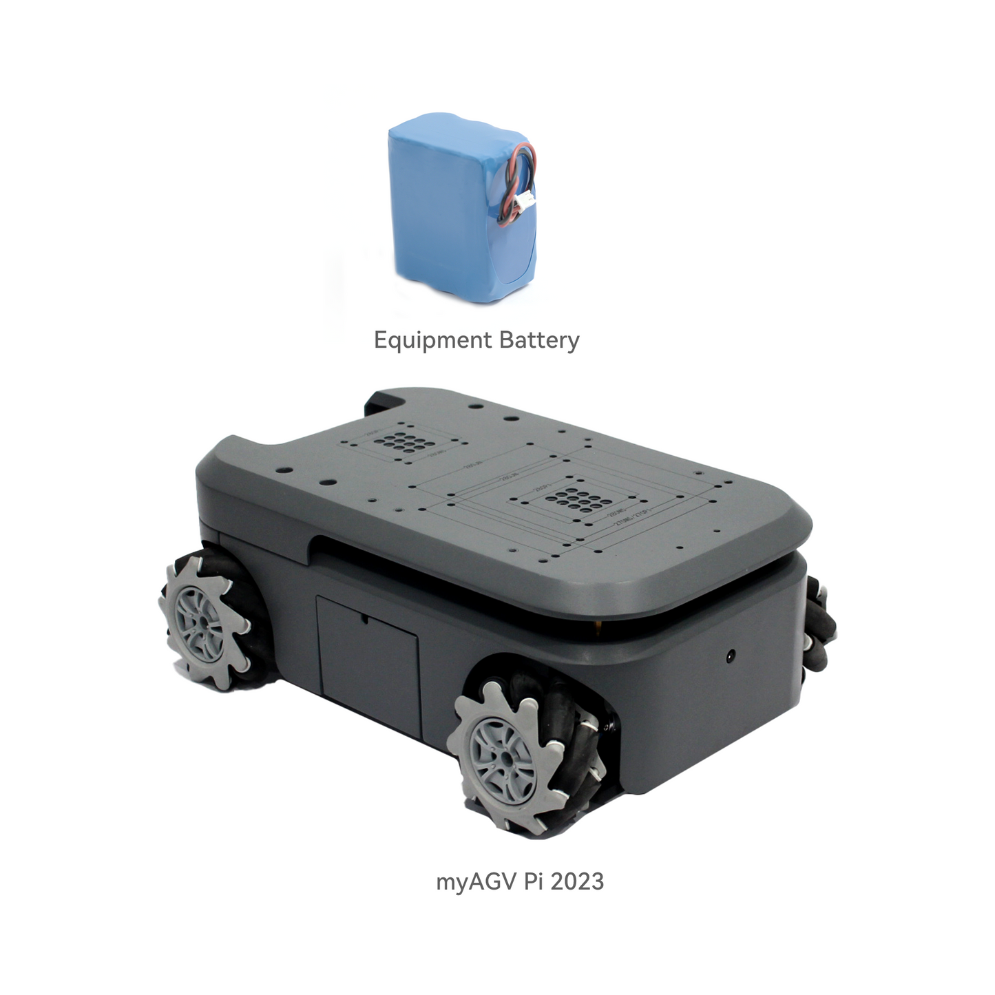 Elephant Robotics myAGV 2023 PI - Mobile Chassis Autonomous Navigation Raspberry Pi Robot Kit 2D/3D Mapping, Smart 4-Wheel Drive Vehicle with Gamepad