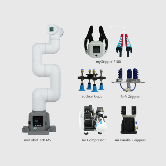 myCobot 320 2022 All-in-one Suite 6 DOF Collaborative Robotic Arm (with Flat Base)