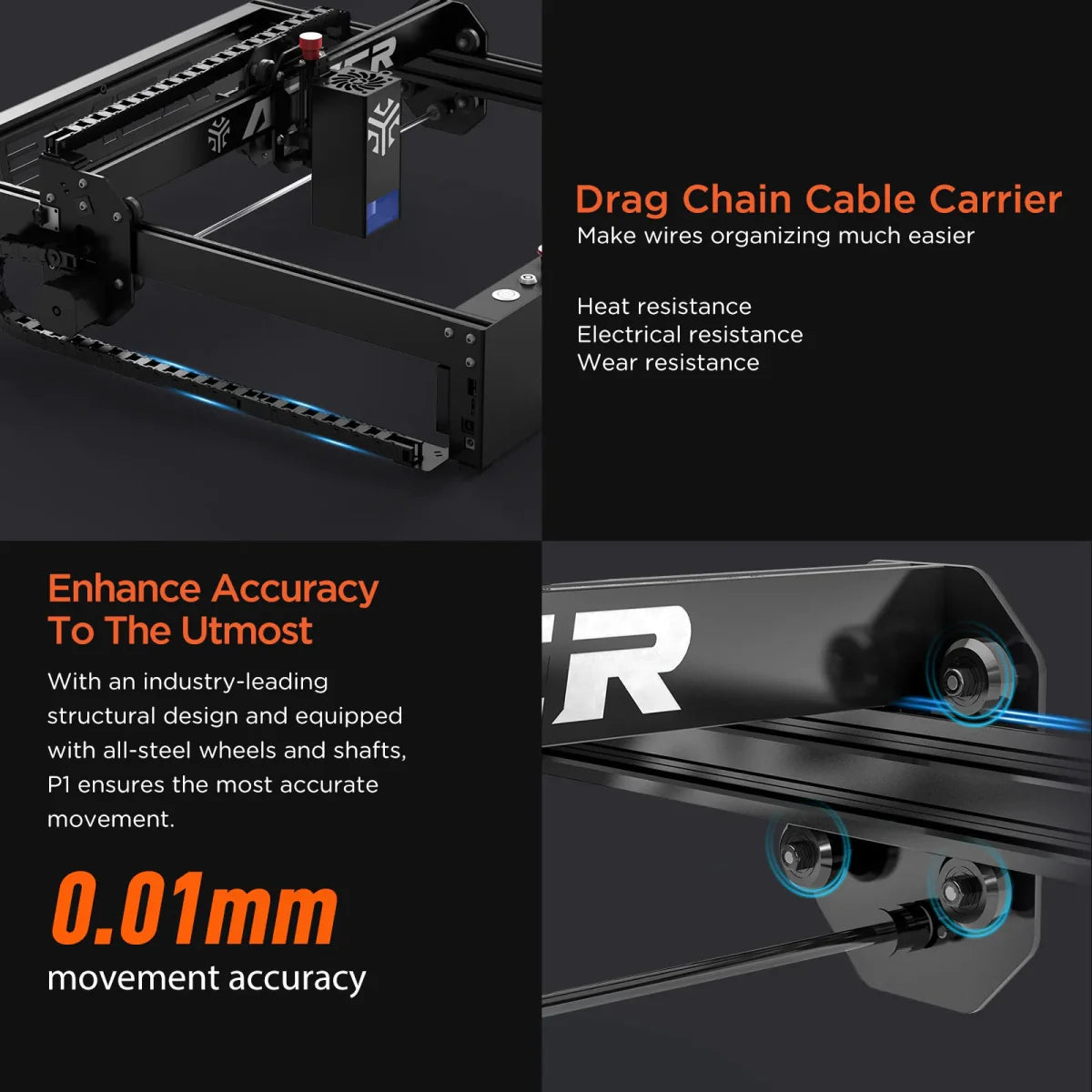 Official Refurbished-ACMER P1 20W Laser Engraver Cutting Machine