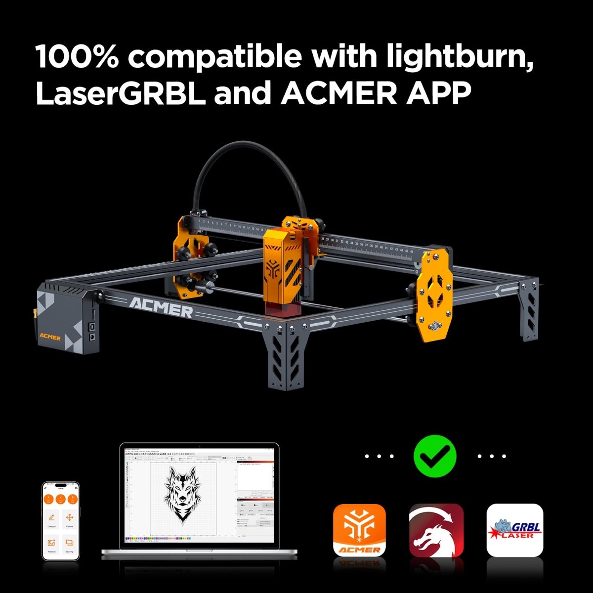 Official Refurbished-ACMER P1 S pro 6w Laser Engraver Machine