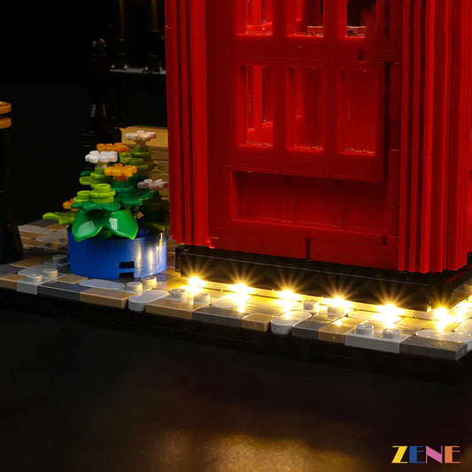 Light Kit for LEGO Red London Telephone Box #21347