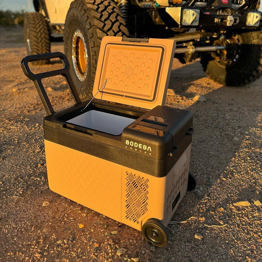 BODEGAcooler Small Portable Refrigerator 20/25QT With Wheels