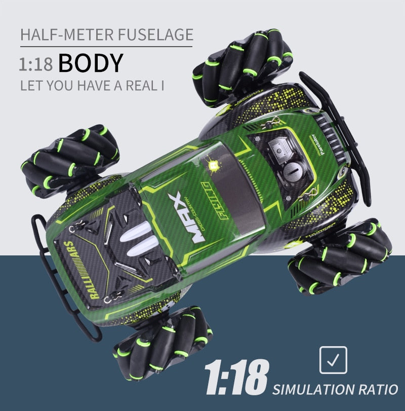 RC car 1:12 4WD Gesture sensing dual rc light music dancing rc car off-road climbing car