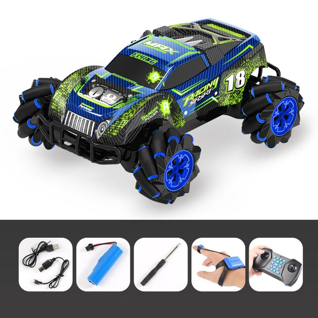 RC car 1:12 4WD Gesture sensing dual rc light music dancing rc car off-road climbing car