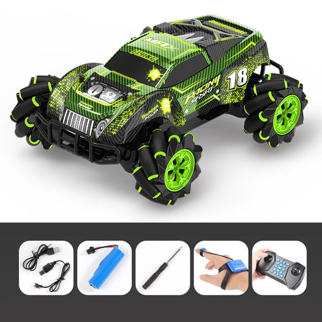 RC car 1:12 4WD Gesture sensing dual rc light music dancing rc car off-road climbing car