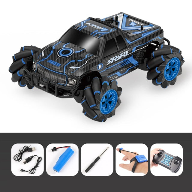 RC car 1:12 4WD Gesture sensing dual rc light music dancing rc car off-road climbing car