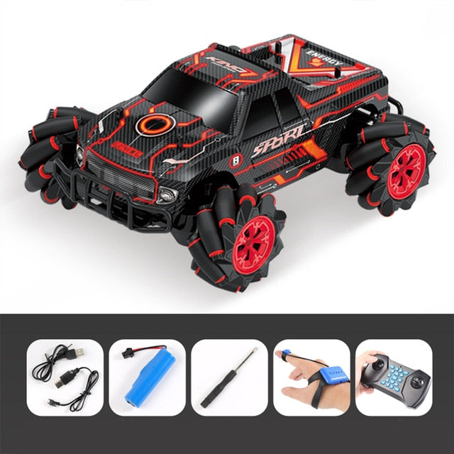 RC car 1:12 4WD Gesture sensing dual rc light music dancing rc car off-road climbing car