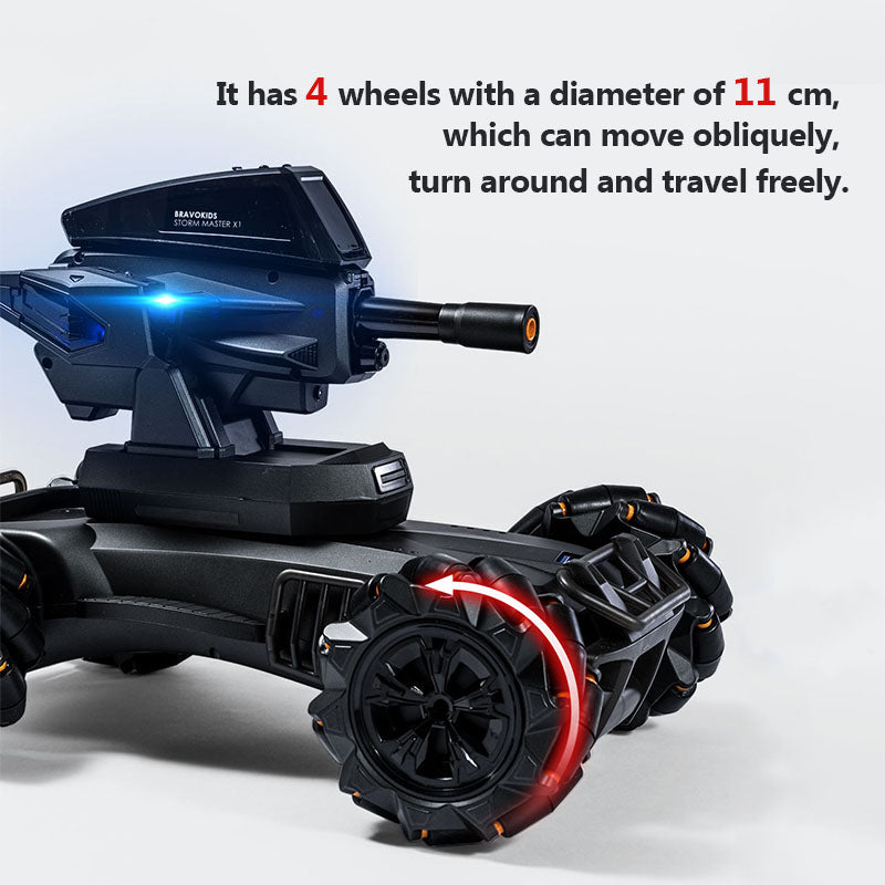 RC Interactive Mech Tank Launch water bomb Drift Rotating Electric Toys Car