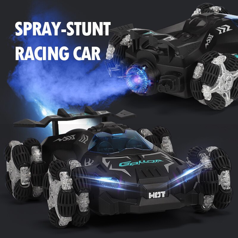 1:12 Spray Drift RC Stunt car 2.4G 4WD High Speed Off-road Vehicle Model With Music Light