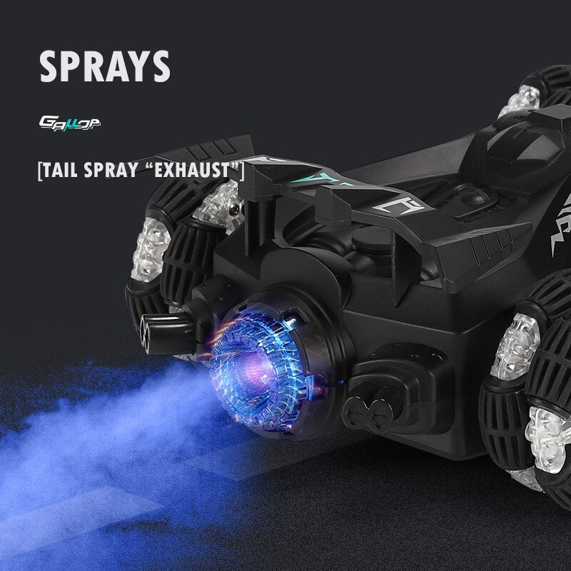 1:12 Spray Drift RC Stunt car 2.4G 4WD High Speed Off-road Vehicle Model With Music Light