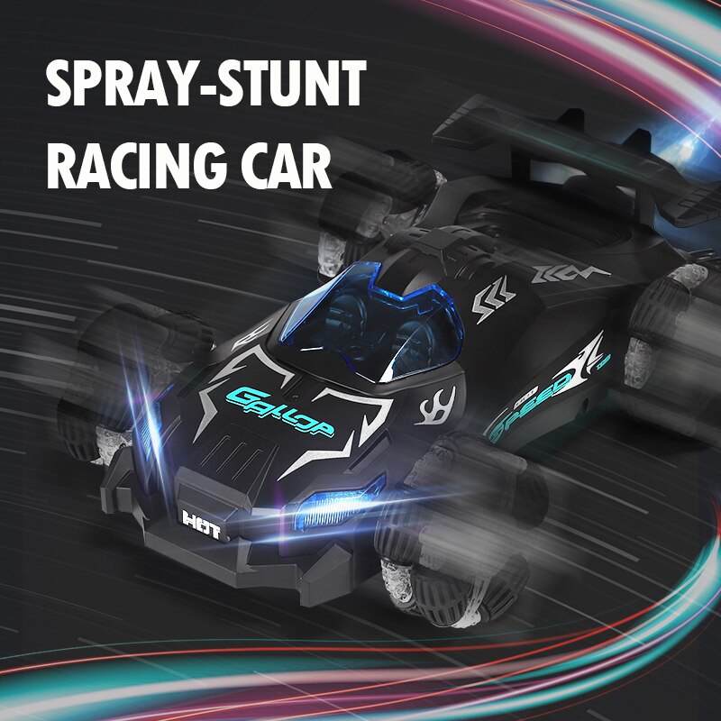 1:12 Spray Drift RC Stunt car 2.4G 4WD High Speed Off-road Vehicle Model With Music Light