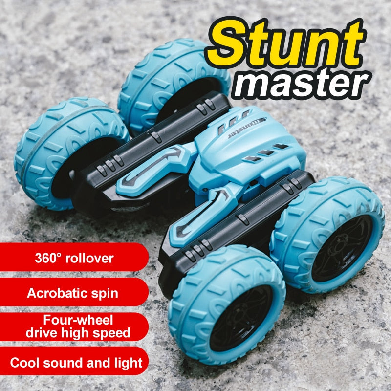 RC Stunt Car 4WD Off Road Car 2.4Ghz High Speed Bilateral Flip RC Car Toy