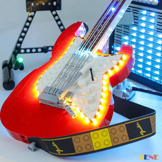 Kit de luces para guitarra LEGO Fender® Stratocaster™ n.° 21329