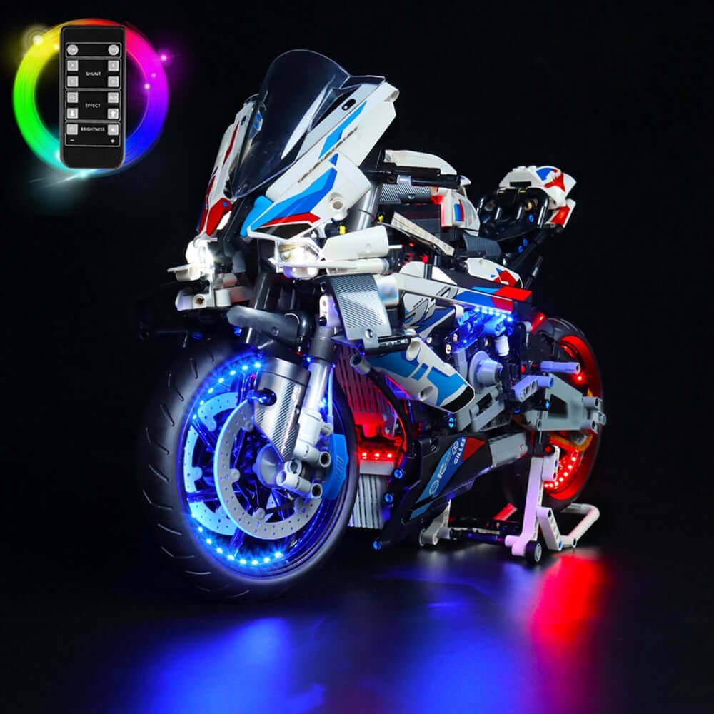 مجموعة إضاءة دراجة نارية LEGO Technic™ M1000 رقم 42130